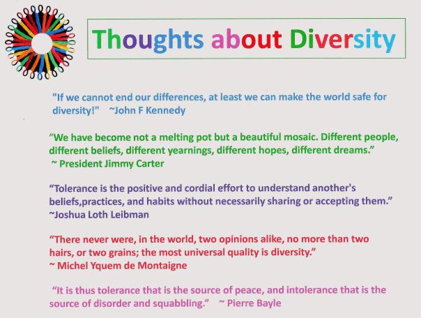Diversity Quotes to Ponder